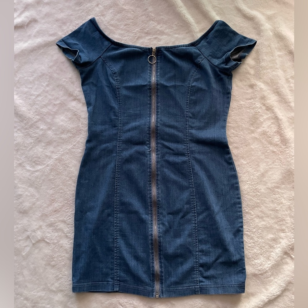 Women’s Zip Up Denim Dress
